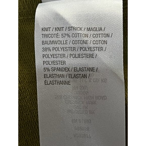 H by Halston Womens Plus Size 1X Knit Cinch Waist Roll Tab Knit Jacket Green - Picture 12 of 13